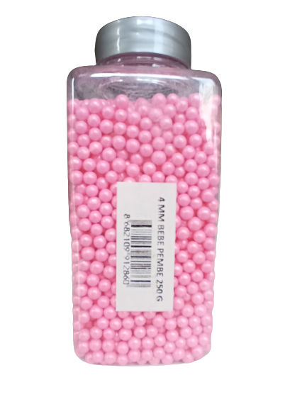 4mm Boncuk 250 gr Bebe Pembe