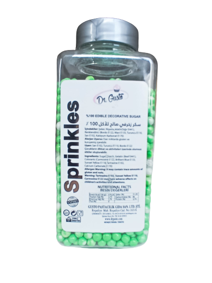 Gusto - 4mm Boncuk 250 gr Yeşil