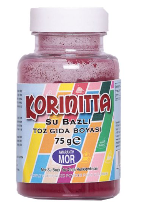 Kornitta Toz Gıda Boyası Su Bazlı Mor 75 Gr