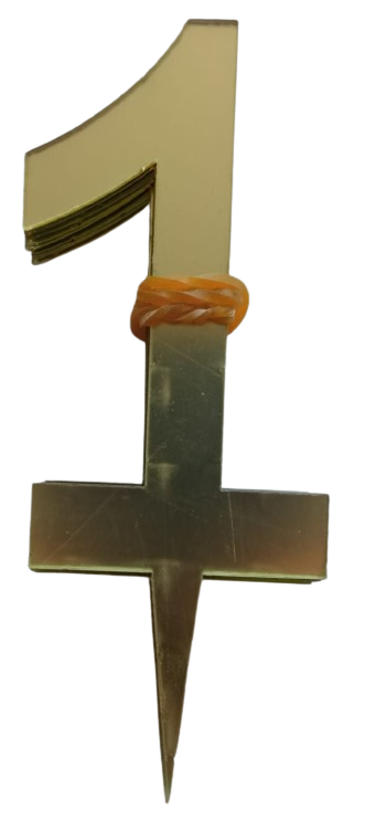 Pleksi Pasta Yazısı Rakam 10 adet