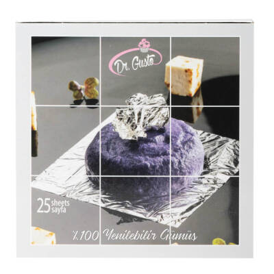 Gumus Varak Defter 25 yaprak