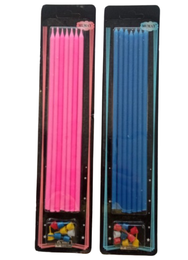 Karisik Renkli Mum 20 cm