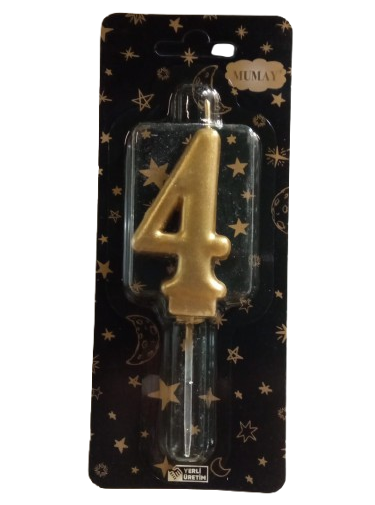 Rakamli Mum Gold ( Altin ) - 4