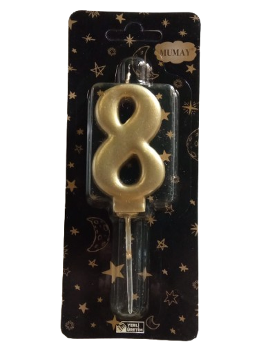 Rakamli Mum Gold ( Altin ) - 8