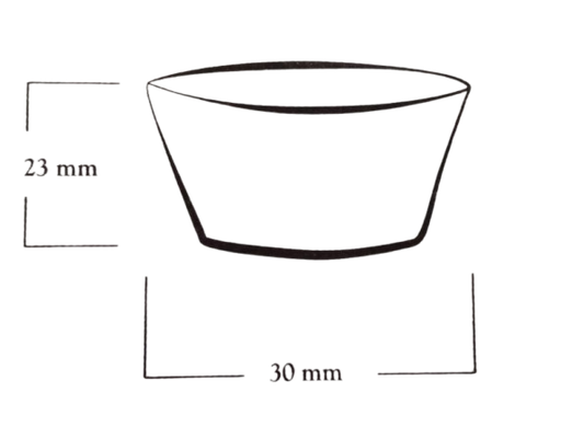 [Y101337] Milton - Pasta Kapsülü (No:1) 1000 Ad. h:20mm  Çap:30mm