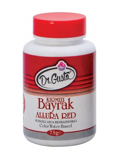 [Y101411] Dr Gusto 75 gr Su Bazlı Toz Kırmızı