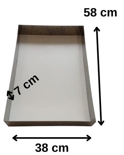 [Y101830] Çember - Dikdörtgen Çember (38 x 58 x 7cm )