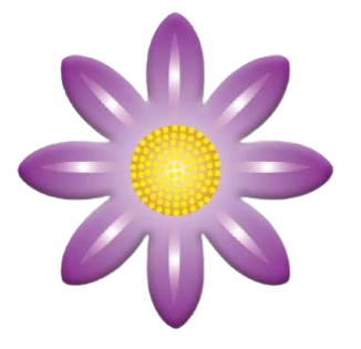 [Y101658] Décor Chocolat Fleur PPT004