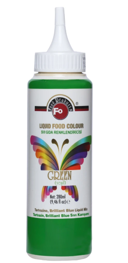 [Y101584] Fo Yeşil Sıvı Gıda Renklendirici 280 ml