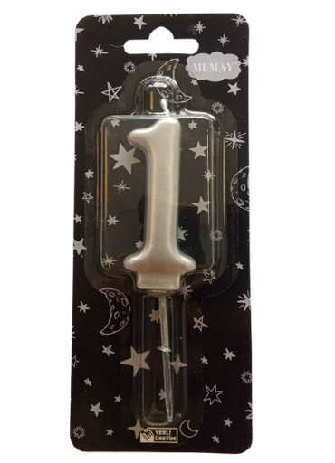 [Y101872] Rakamli Mum Gumus - 1