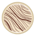 [Y101927] Korinitta - Dekor Çikolata (Yuvarlak) DS003