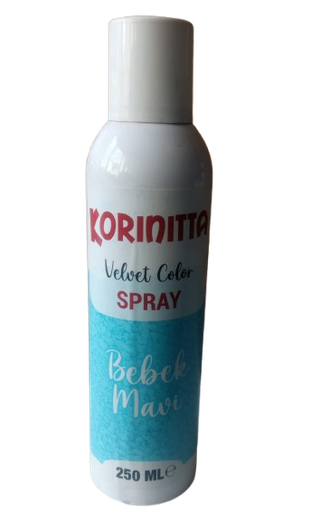 [Y101938] Korinitta - Kadife Sprey Boya BEBEK MAVI 250 ml