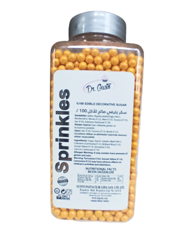 [Y100458] Gusto - 4mm Boncuk 250 gr Altın