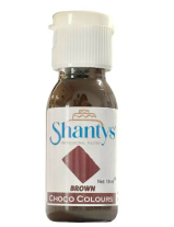 [Y100920] Shantys Yağ Bazlı Gıda Boyası Kahverengi 18 Ml