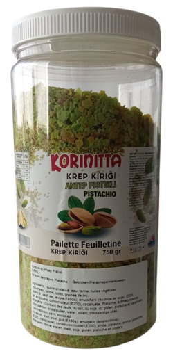 [Y101669] Korinitta PET Krep Kırığı Antep Fıstığı 750 Gr