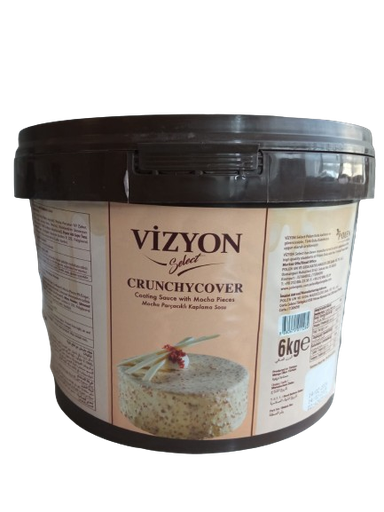 [Y100979] Vizyon Select Crunchycover Coating with Mocha Pieces ( Mocha ParçalıCrunchycover Kaplama Sos 6 Kg)