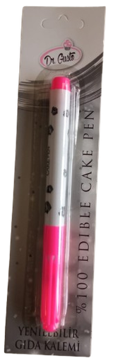 [Y100650] Gusto Edible Pen Pink (Pembe Kalem)