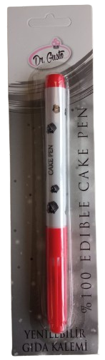 [Y100652] Gusto Edible Pen Red (Kırmızı Kalem)