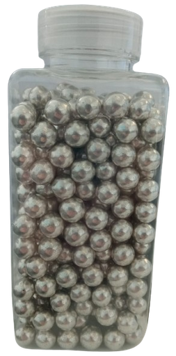 [Y100641] Gusto - Silver Draje 250 gr No:5 (Sprinkles Gümüş No:5)