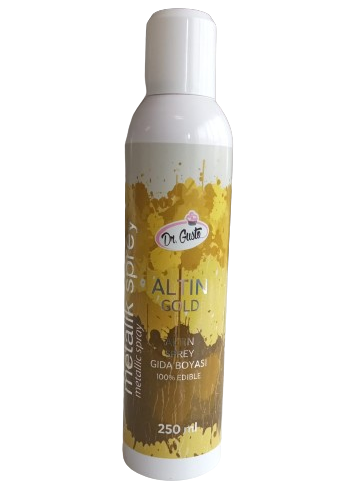 [Y100513] Gusto - 250ml Spray Color Gold ( Sprey Altın 250ml)