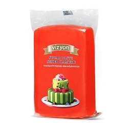 [Y101005] Vizyon Sugar Paste 1 Kg (Şeker Hamuru Kırmızı)
