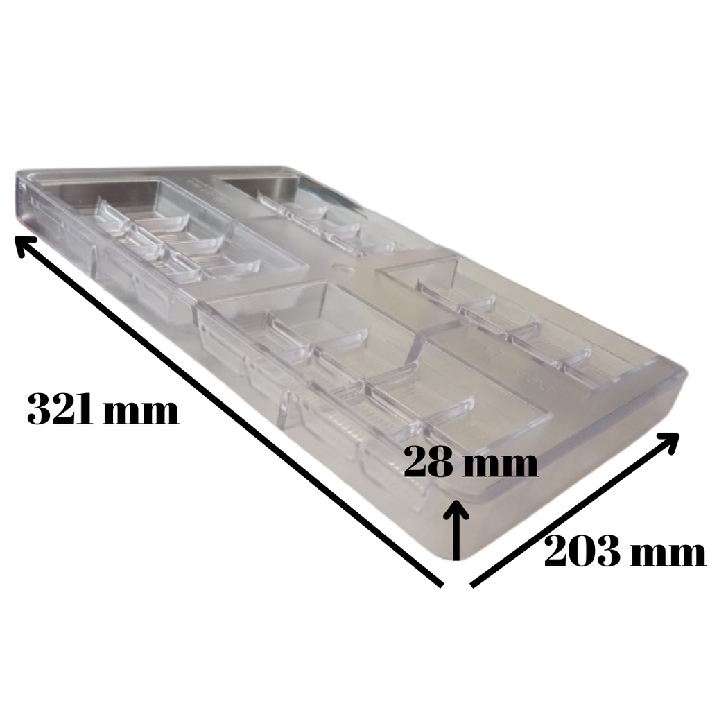 Dubai Çikolta Kalıbı (321x203x28mm)