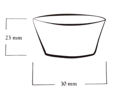 [Y101337] Milton - Pasta Kapsülü (No:1) 1000 Ad. h:20mm  Çap:30mm