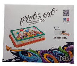 [Y100445] Korinitta - A4 Şeker Resim Kağıdı