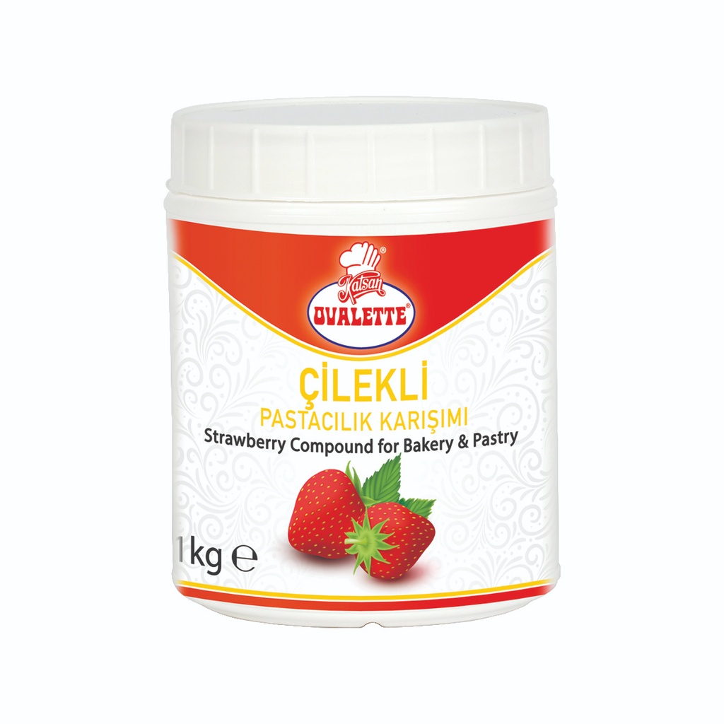 Ovalette - Meyve Özü Çilekli Pastacılık Karışımı (1 kg)