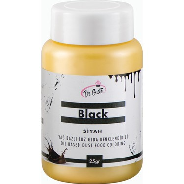 Dr. Gusto 25 gr Yağ Bazlı Toz Siyah Boya