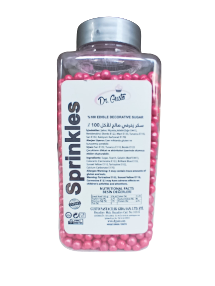 Gusto - 4mm Boncuk 250 gr Bordo