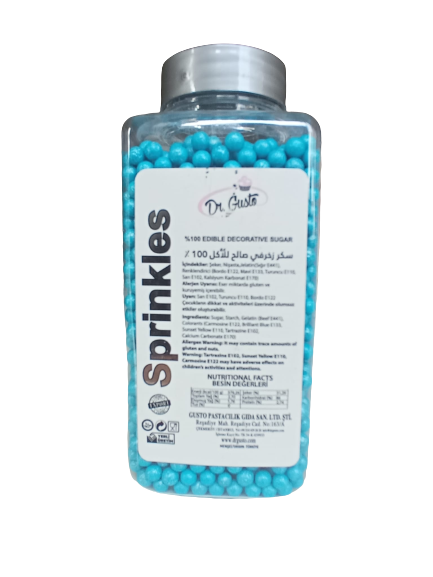 Gusto - 4mm Boncuk 250 gr Mavi