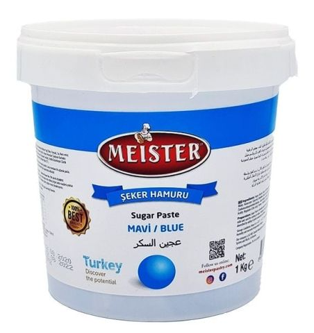 Pâte à Sucre Bleu Clair kg