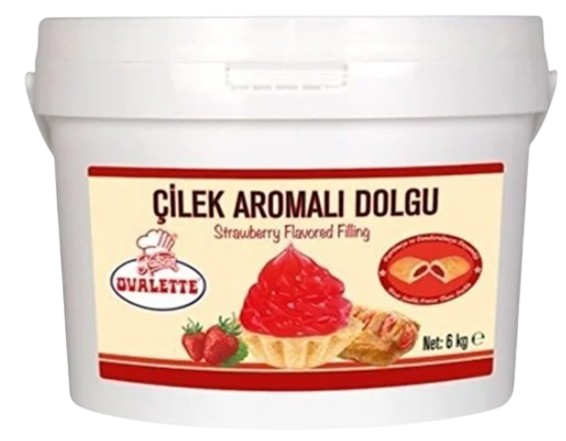 Ovalette - Çilek Krema Dolgu 6 kg