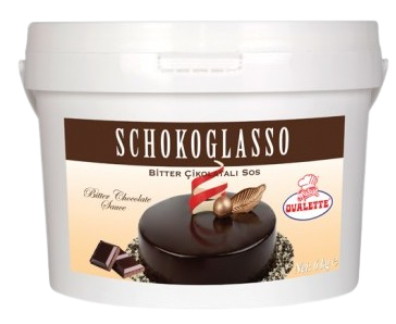 Ovalette - Schokoglasso Bitter Çikolatalı Sos 6 kg