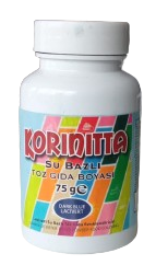 Korinitta Toz Gıda Boyası Su Bazlı Lacivert 75 Gr