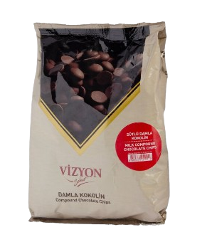 Vizyon Select Milk Compound Drops ( Sütlü Damla Drop Çikolata)