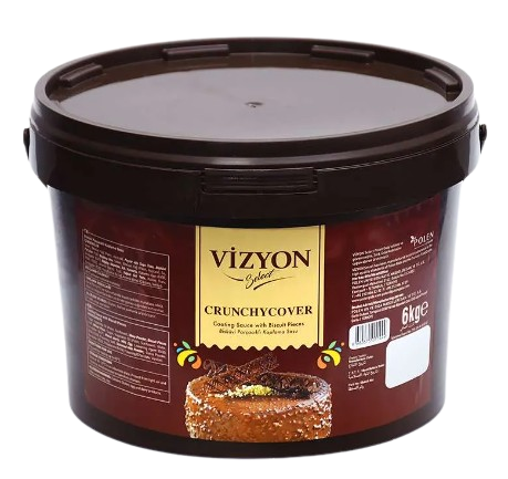 Vizyon Select Crunchycover Coating with Biscuit Pieces ( Bisküvi ParçalıCrunchycover Kaplama Sos 6 Kg)