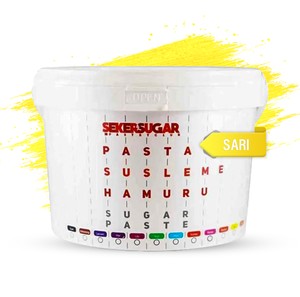 Şeker Sugar - Şeker Hamuru Sarı 2,5 Kg