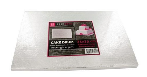 Plateau rectangulaire Argent 40 x 60 cm