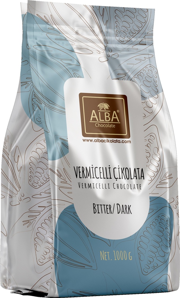 Alba - Vermiçelli Bitter Kokolin 1kg