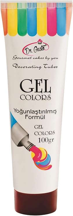 Dr Gusto 100gr Jel Boya Tüp Kahve