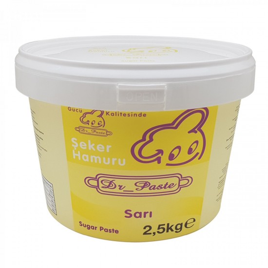 Dr Paste - Seker Hamuru Sarı 2,5 kg