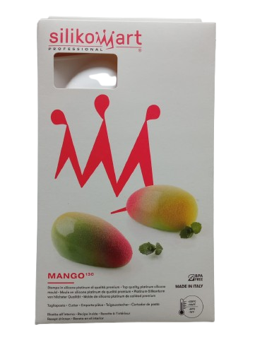 Moule Silikomart Mango 130 9,3x5,7cm H4,2cm + Cutter