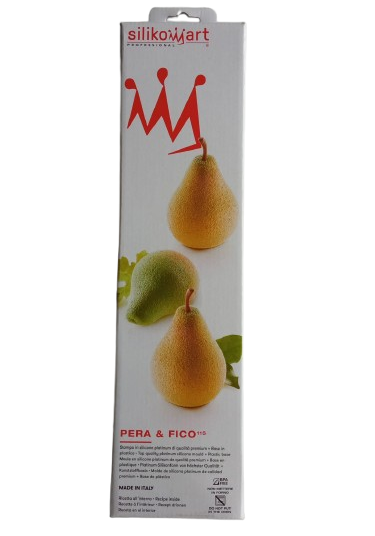 Moule Silikomart  Pera ET Fico - Poire Diam 60x55H76mm + Support