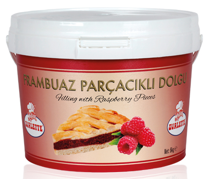 Ovalette - Frambuaz Parçacıklı -Dolgu 6 kg