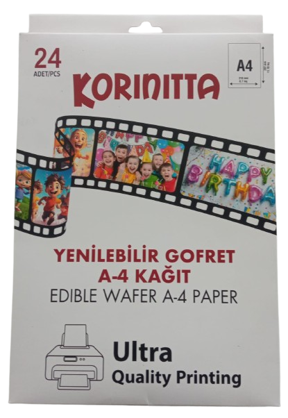 Korinitta - Yenilebilir Nisasta A4