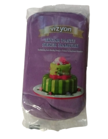 vizyon sugar paste 1 kg mor seker hamuru