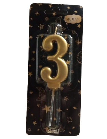 Rakamli Mum Gold ( Altin ) - 3