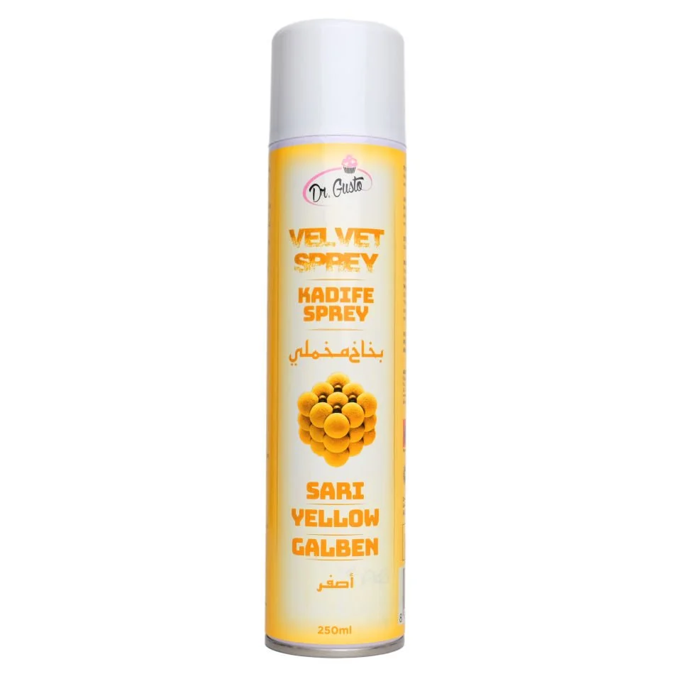 Dr Gusto - Kadife Sprey Boya SARI 250 ml 
